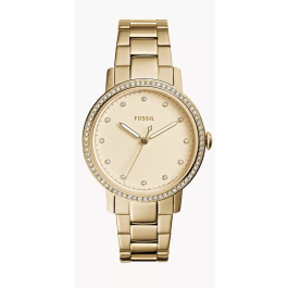 Horlogeband Fossil ES4289 Roestvrij staal (RVS) Doublé 16mm